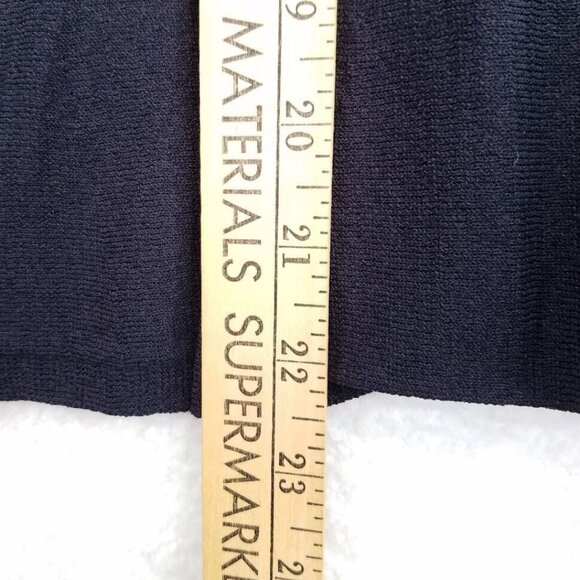 The Limited Womens Cardigan Sweater Size Small Black Open Front Flare Hem - Picture 8 of 8